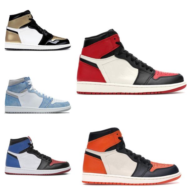 qomv 2021 men women basketball shoes 1s high og 1 hyper royal chicago obsidian university blue dark mocha digital pink mens trainers sneaker